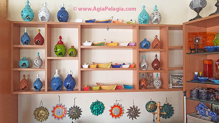 MINOAS Souvenirs and Ceramics Shop in Agia Pelagia Crete